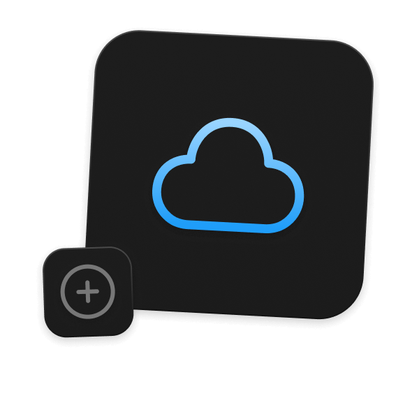 Cloud storage illustration