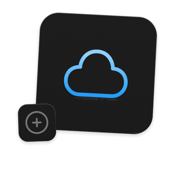 Cloud storage illustration